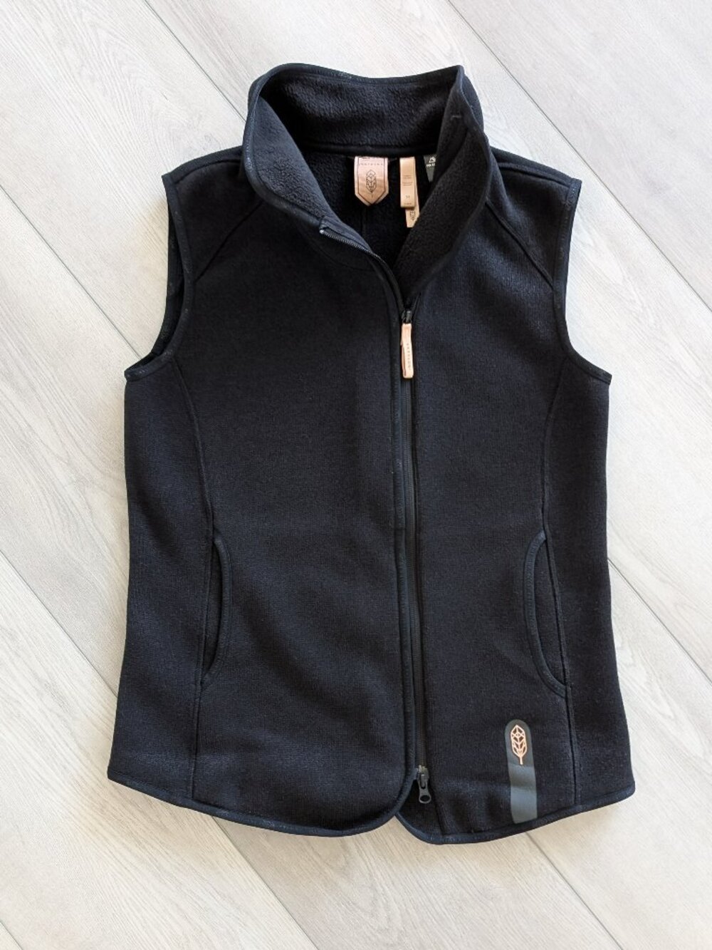 Indyeva (Indygena) Paleto Polartec Fleece Sweater Vest Black Medium